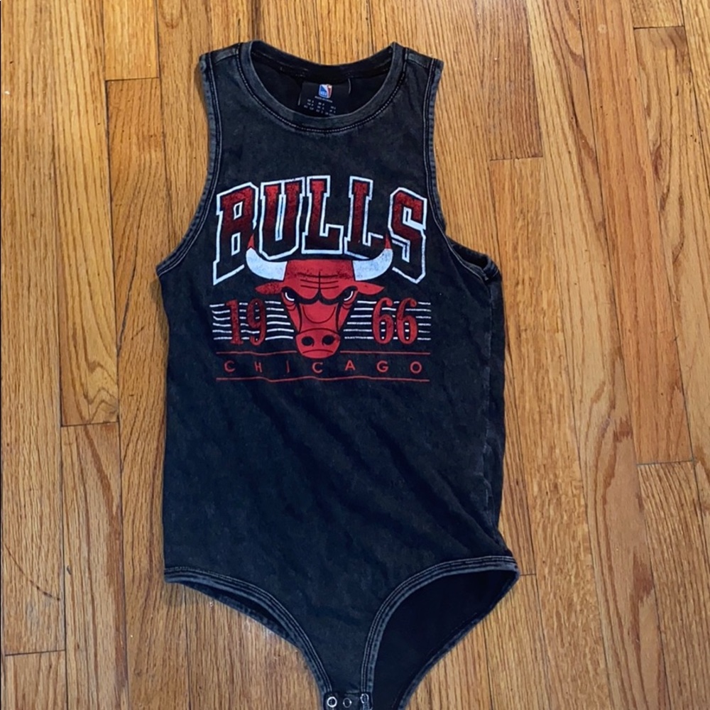 Distressed NBA Bulls Bodysuit